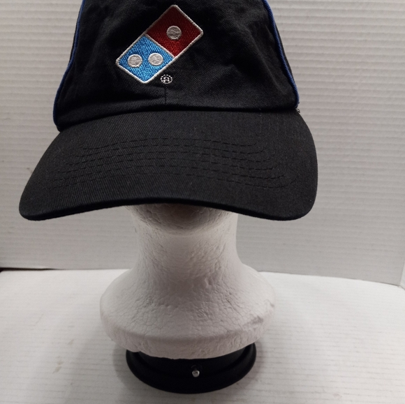 Domino’s Pizza Embroidery Logo Black Unisex Print Regular Adjustable Strap Cap - Picture 10 of 10